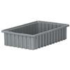 Akro-Mils® Akro-Grid Dividable Grid Container, 16 1/2"L x 4"H x 10 7/8"W, Gray, 1/Each Akro-Mils® Akro-Grid Dividable Grid Container, 16 1/2"L x 4"H x 10 7/8"W, Gray, 1/Each